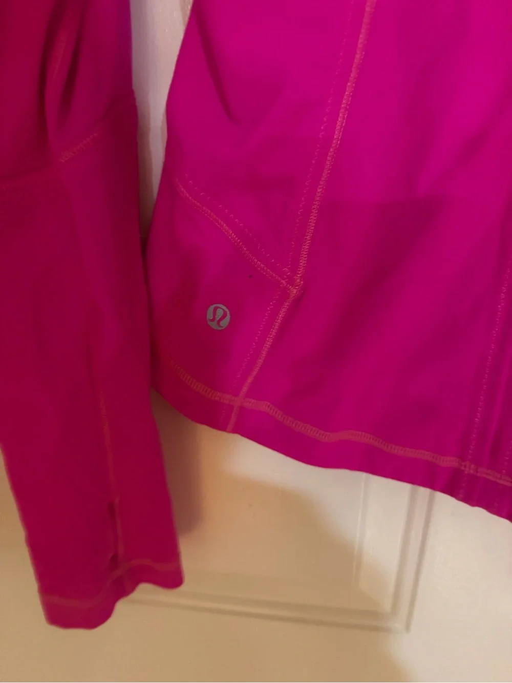 lululemon athletica Hot Pink Full-Zip Athletic Jacket
